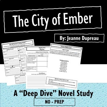 city of ember study guide